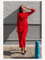 Vestido Lea Rojo - Imagen 3