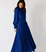Vestido Omaira Azulina