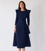 Vestido Oriana Azul Marino